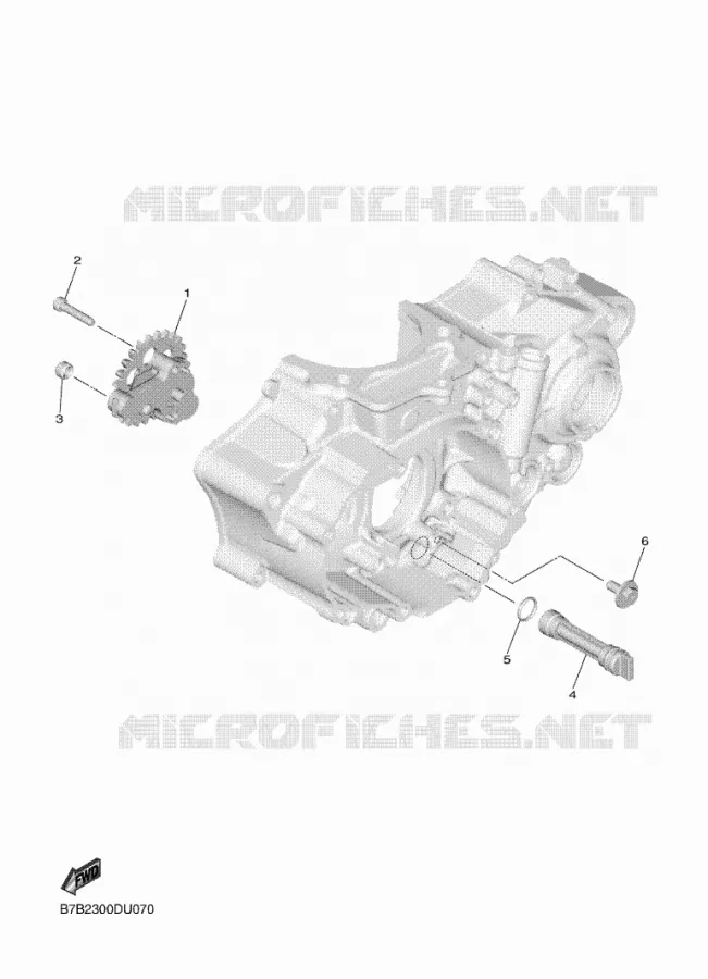 POMPE A HUILE Yamaha MOTO 250 2021 YZF  YZ250FMX