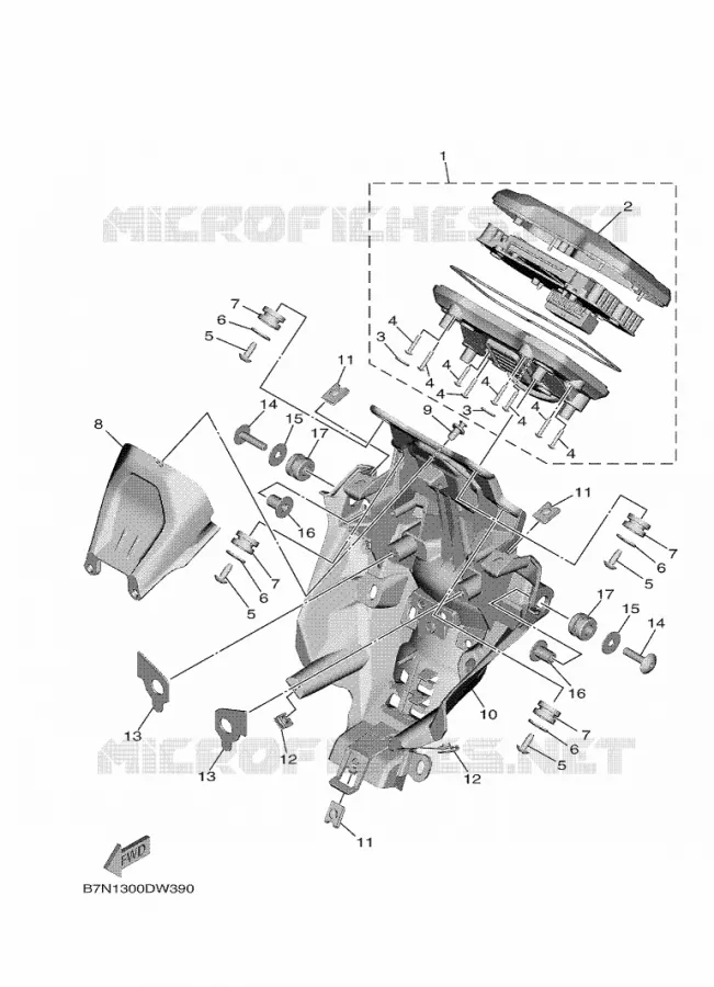 COMPTEUR  Yamaha MOTO 900 2021 MT  MTN890