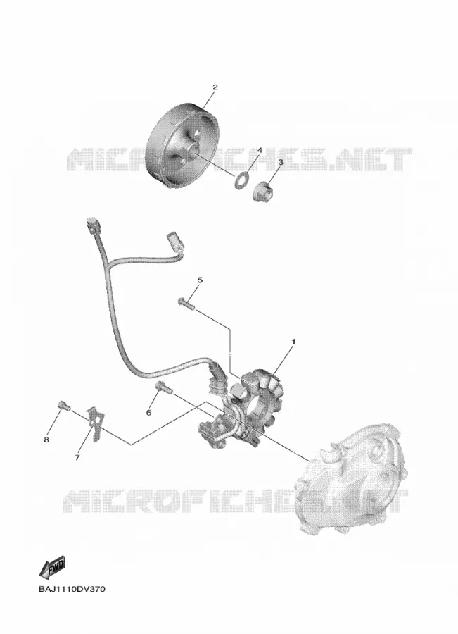 ALLUMAGE Yamaha MOTO 250 2021 YZF  YZ250FXML