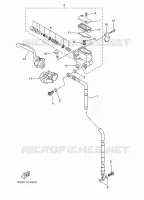 MAITRE CYLINDRE DE FREIN AVANT pour Yamaha WR 250 F de 2021