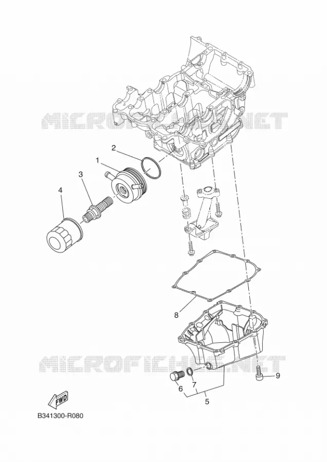 FILTRE A HUILE Yamaha MOTO 700 2021 TENERE  XTZ07AM / XTZ690