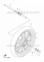 ROUE AVANT pour Yamaha BOLT R-SPEC de 2021