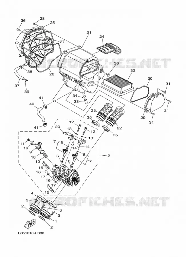 ADMISSION Yamaha MOTO 300 2021 MT  MTN320-A