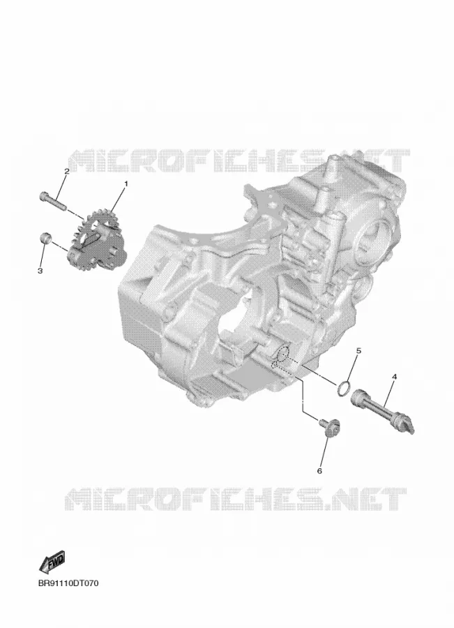 POMPE A HUILE Yamaha MOTO 450 2020 YZF  YZ450FXL