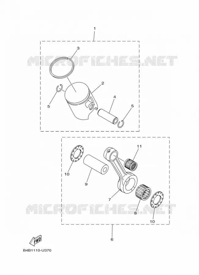PIÈCES OPTIONNELLES 1 Yamaha MOTO 85 2020 YZ  YZ85L