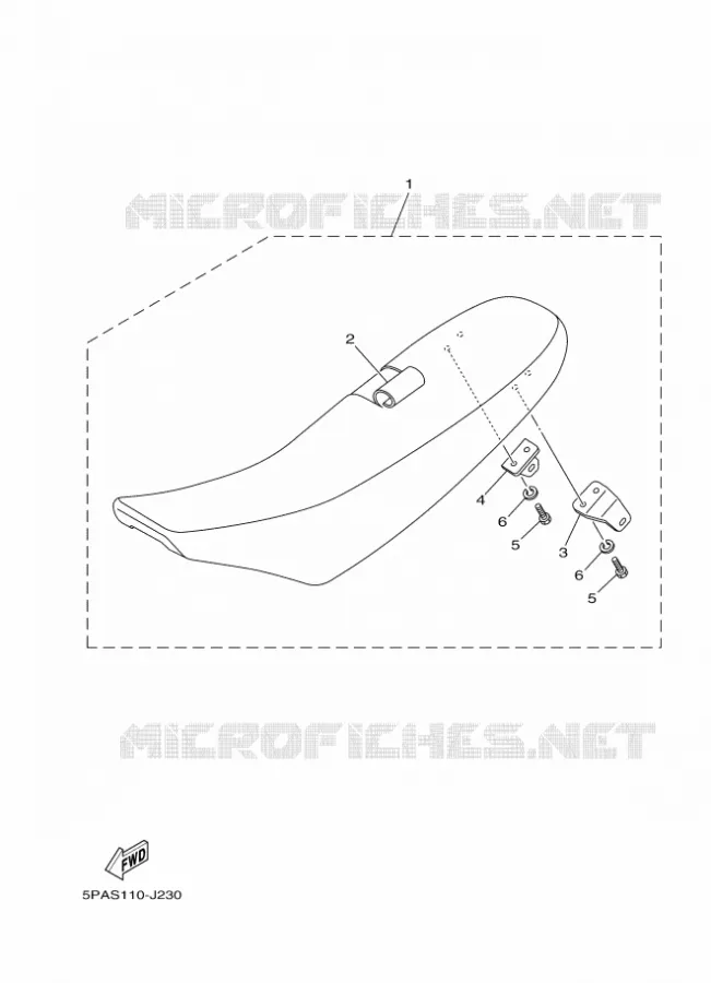 SELLE Yamaha MOTO 85 2020 YZ  YZ85L