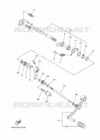AXE DE SELECTEUR / PEDALE pour Yamaha XSR 900 de 2020