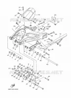 BRAS ARRIERE pour Yamaha XSR 900 de 2020