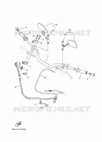 GUIDON ET CABLES pour Yamaha XSR 900 de 2020