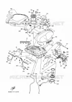 RESERVOIR A ESSENCE pour Yamaha XSR 900 de 2020