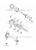 VILEBREQUIN / PISTON pour Yamaha XSR 900 de 2020