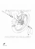 ROUE AVANT pour Yamaha WR 250 F de 2020