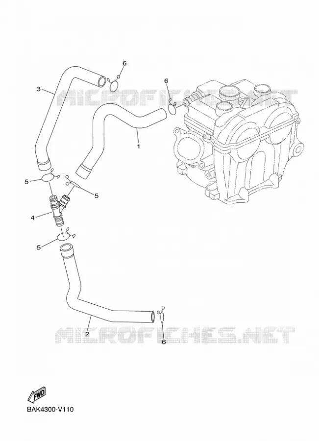 SYSTÈME D'ADMISSION D'AIR AIS Yamaha MOTO 250 2020 WRF  WR250FL
