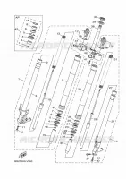 FOURCHE pour Yamaha MT-09 ABS de 2020