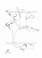 GUIDON ET CABLES pour Yamaha MT-09 ABS de 2020