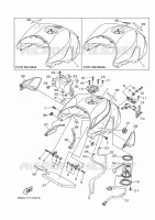 RESERVOIR A ESSENCE pour Yamaha MT-09 ABS de 2020