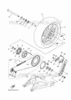 ROUE ARRIERE pour Yamaha MT-09 ABS de 2020