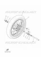 ROUE AVANT pour Yamaha MT-09 ABS de 2020