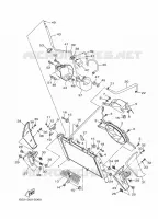 RADIATEUR / DURITES pour Yamaha MT-09 ABS de 2020