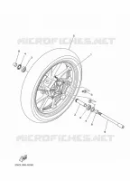ROUE AVANT pour Yamaha MT-09 ABS de 2020