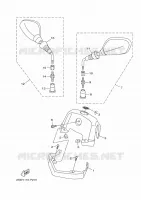 CARENAGES 1  pour Yamaha SMAX de 2020