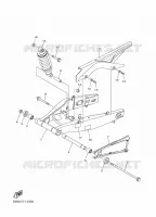 BRAS OSCILLANT / AMORTISSEUR pour Yamaha MT-03 de 2020
