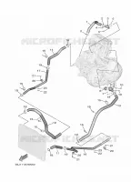 POMPE A EAU / DURITES pour Yamaha WOLVERINE RMAX4 1000 R-SPEC de 2024