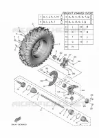 ROUE AVANT 2 pour Yamaha WOLVERINE RMAX4 1000 R-SPEC de 2024