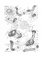 CARTER   MOTEUR 1 pour Yamaha WOLVERINE RMAX4 1000 R-SPEC de 2024