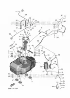 RESERVOIR A ESSENCE pour Yamaha WOLVERINE RMAX4 1000 R-SPEC de 2024