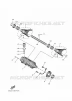 BARILLET DE SELECTION / FOURCHETTES pour Yamaha WOLVERINE RMAX4 1000 R-SPEC de 2024