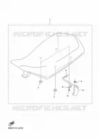 SELLE pour Yamaha GRIZZLY 90 de 2024