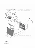 RADIATEUR / DURITES pour Yamaha WOLVERINE X2 1000 SE de 2024