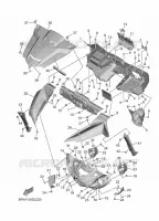 GARDE BOUE AVANT pour Yamaha WOLVERINE X2 1000 SE de 2024