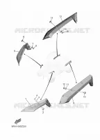 GARDE BOUE pour Yamaha WOLVERINE X2 1000 SE de 2024