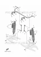 AMORTISSEUR ARRIERE pour Yamaha WOLVERINE X2 1000 SE de 2024