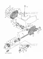 TRANSMISSION INTERMEDIAIRE pour Yamaha WOLVERINE X2 1000 R-SPEC de 2024