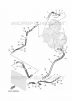 POMPE A EAU / DURITES pour Yamaha WOLVERINE X2 1000 R-SPEC de 2024