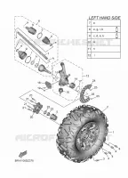 ROUE AVANT pour Yamaha WOLVERINE X2 1000 R-SPEC de 2024