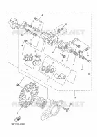 ETRIER DE FREIN ARRIERE pour Yamaha YFZ 450 R de 2024