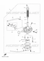 CARBURATEUR pour Yamaha YFZ 50 de 2024