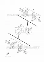 KIT PIECES D'ENTRETIEN pour Yamaha GRIZZLY 700 EPS CAMO de 2024
