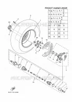 ROUE AVANT 2 pour Yamaha GRIZZLY 700 EPS SE de 2024
