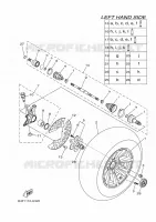 ROUE AVANT pour Yamaha GRIZZLY 700 EPS SE de 2024
