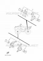 KIT PIECES D'ENTRETIEN pour Yamaha GRIZZLY 700 EPS LE de 2024