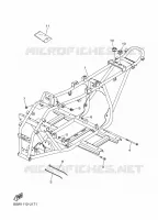 CADRE pour Yamaha GRIZZLY 90 de 2023