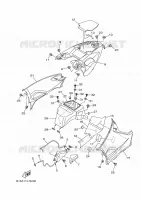 COUVERCLE LATERAL pour Yamaha KODIAK 700 EPS de 2023