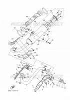 ECHAPPEMENT pour Yamaha KODIAK 700 EPS de 2023