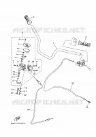 GUIDON ET CABLES pour Yamaha KODIAK 700 EPS de 2023