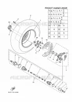 ROUE AVANT 2 pour Yamaha GRIZZLY 700 EPS LE de 2023